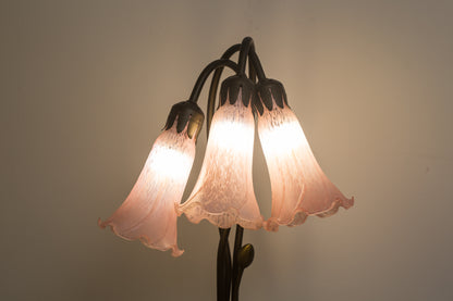 Triple Aurora Tiffany Style Lamp